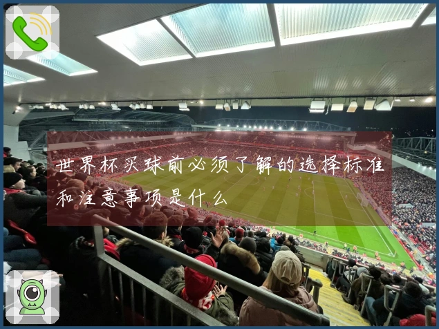 世界杯买球前必须了解的选择标准和注意事项是什么